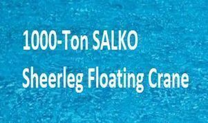 1000 Ton Sheerleg Floating Crane SALKO