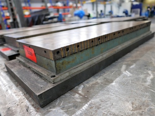 Magnetic clamping plate