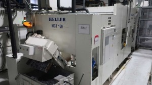 Heller MCT 160 horizontal double spindle machining center (2002)
