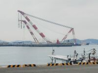 (YOM 2011) SALKO Model 1200; 1000 Ton Sheerleg Floating Crane