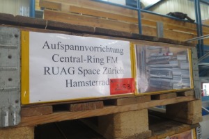 Clamping device Central ring FM Ruag Space Hamster wheel