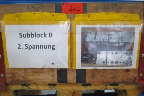 Clamping device Subblock B 2. clamping