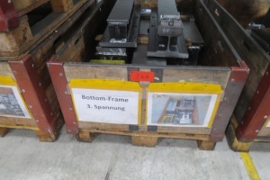 Clamping device Botten frame 3. clamping