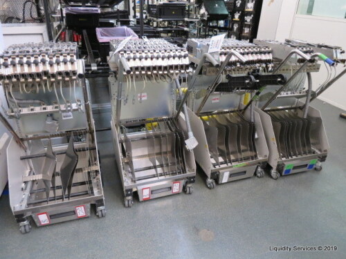 ASM / Siemens Four Feeder Carts Please note feeders not included