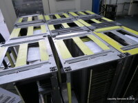 Eighteen 145mm Adjustable PCB Magazines To include ESD pallet - 3