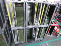 Eighteen 145mm Adjustable PCB Magazines To include ESD pallet