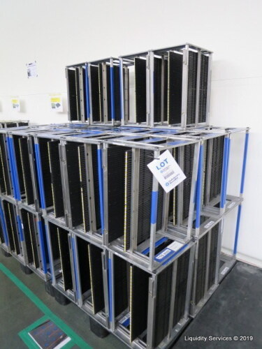 Twenty 110mm Adjustable PCB Magazines To include ESD pallet