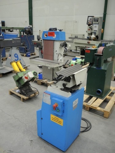 Schlitt BKM Combined Edge and Wide- Belt Grinder