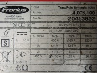 Fronius Transpuls Synergic 4000 Welder - 8