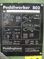 Peddinghaus Peddiworker 802 Profile Punching Machine - 8