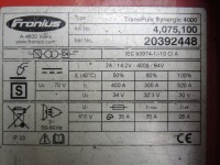 Fronius Trans Puls Synergic 4000 inert gas welding set #19 - 6