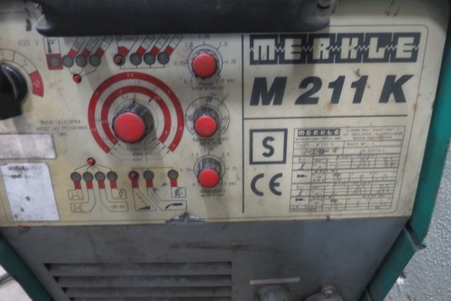 Merkle M211K inert gas welding set #147