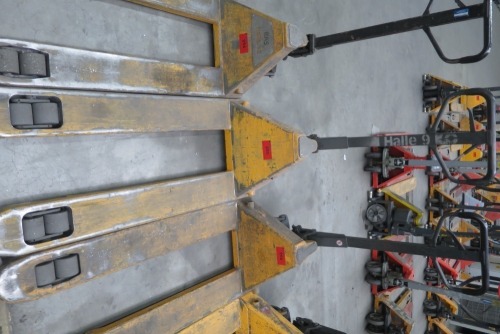 Jungheinrich hand-guided pallet truck #255