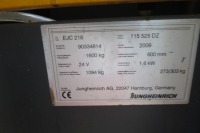 Jungheinrich EJC 216 electr. hand-guided lift truck (int. no. 145) #495 - 2