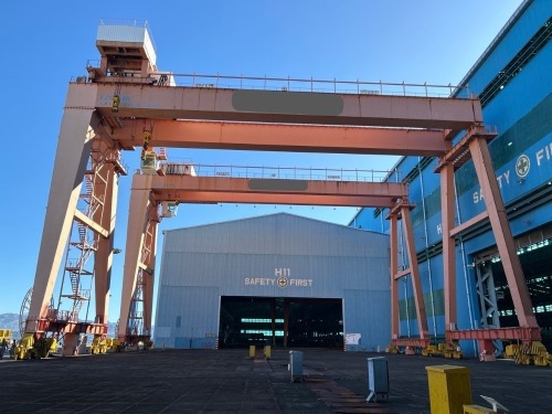 120 TON (120/5+60/60 TON) GANTRY CRANE - 44 meter BUIL E&C