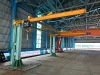 1.8 TON 2x JIB HOIST CRANE EACH (INTERCONNECTED) HYUNDAI HOIST CO. LTD - 2