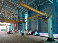 1.8 TON 2x JIB HOIST CRANE EACH (INTERCONNECTED) HYUNDAI HOIST CO. LTD - 3