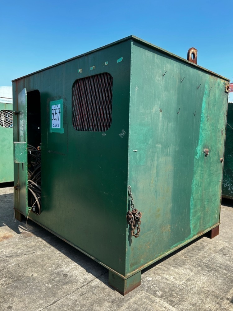 TOOLBOX with USED Air Hoses and Welding Shield