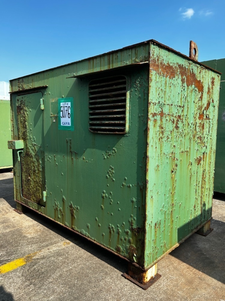 TOOLBOX with USED Air Hoses and Blasting Hoods