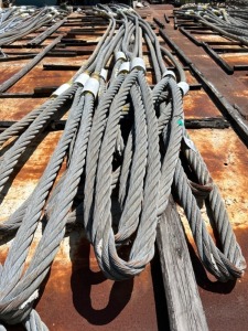 15x USED Sling Wires with Different Capacity